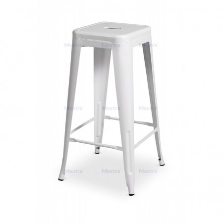 Hoker de bar PARIS inspirado en TOLIX blanco