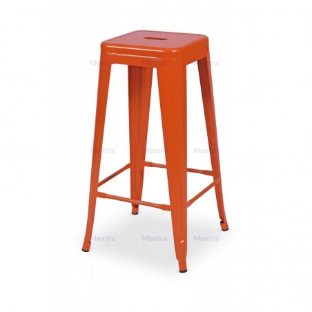 Hoker de bar PARIS inspirado en TOLIX naranja
