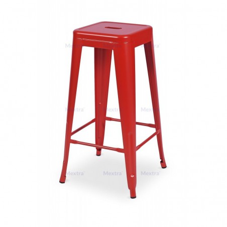 Hoker de bar PARIS inspirado en TOLIX rojo