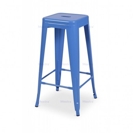 Hoker de bar PARIS inspirado en TOLIX azul