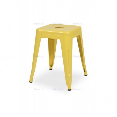 Taburete de bar PARIS inspirado en TOLIX amarillo