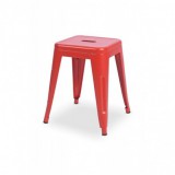 Taburete de bar PARIS inspirado en TOLIX rojo