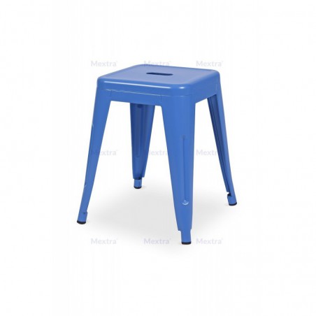 Taburete de bar PARIS inspirado en TOLIX azul