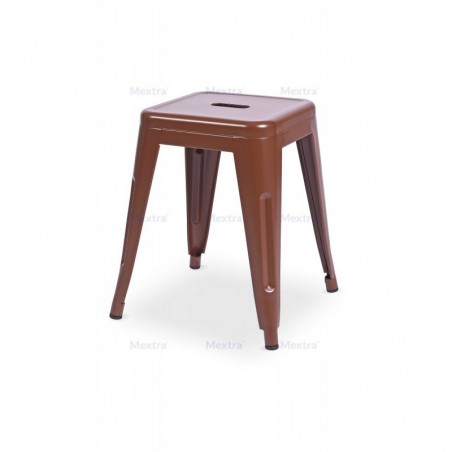 Taburete de bar PARIS inspirado en TOLIX marrón