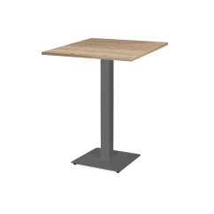 Mesa Da Bistro ALFA BAR gris Laminado