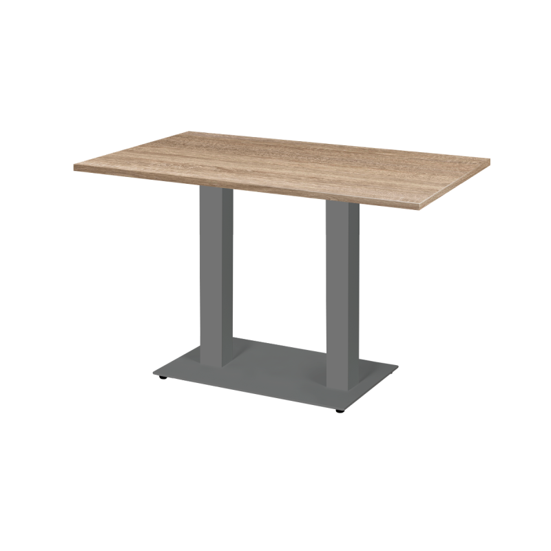 Mesa Da Bistro ALFA DUO gris Laminado