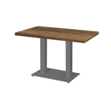 Mesa Da Bistro ALFA DUO gris Laminado