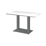 Mesa Da Bistro ALFA DUO gris Laminado