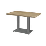 Mesa Da Bistro ALFA DUO gris Laminado