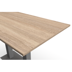 Mesa Da Bistro ALFA DUO gris Laminado