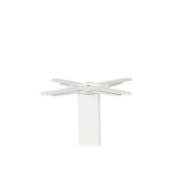 Mesa De Jardin De Cerveza ALFA S blanco 69x69 Negro intenso
