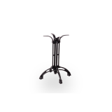 Mesa De Jardin De Cerveza RUSTICAL negro 69x69 Negro intenso