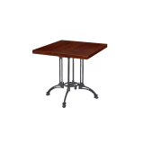 Mesa Da Bistro RUSTICAL QUATTRO Chapado