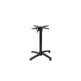 Mesa De Jardin De Cerveza CROSS COMFORT negro 69x69 Negro intenso