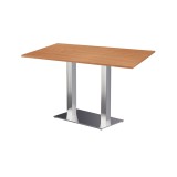 Mesa de cafetería SIGMA R con tablero laminado