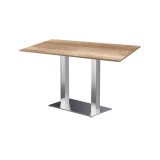 Mesa de cafetería SIGMA R con tablero laminado