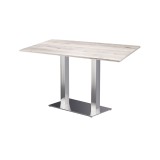 Mesa de cafetería SIGMA R con tablero laminado