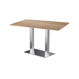 Mesa de cafetería SIGMA R con tablero laminado