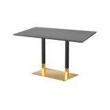 Mesa de cafetería OMEGA DUO con tablero laminado