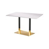 Mesa de cafetería OMEGA DUO con tablero laminado