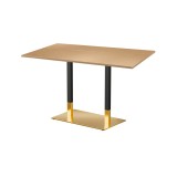 Mesa de cafetería OMEGA DUO con tablero laminado