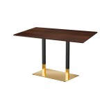 Mesa de cafetería OMEGA DUO con tablero laminado