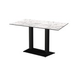 Mesa para jardín cervecero Giza Duo con tablero HPL