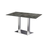 Mesa para jardín cervecero SIGMA DUO con tablero HPL