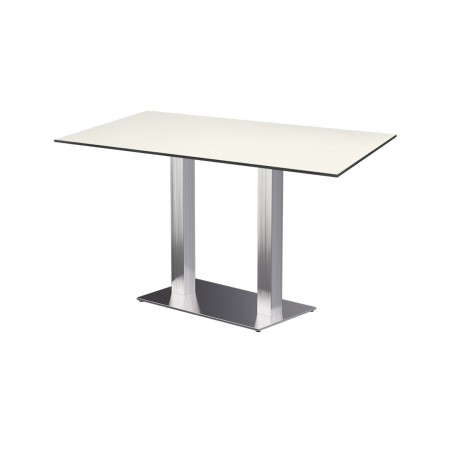 Mesa para jardín cervecero SIGMA DUO con tablero HPL