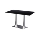 Mesa para jardín cervecero SIGMA DUO con tablero HPL