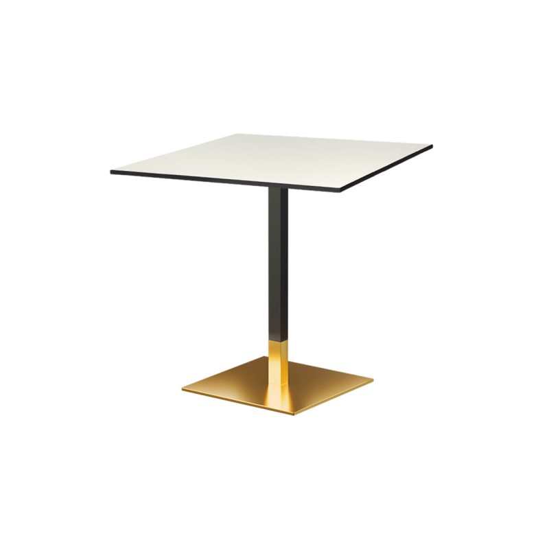 Mesa de cafetería OMEGA con tablero HPL