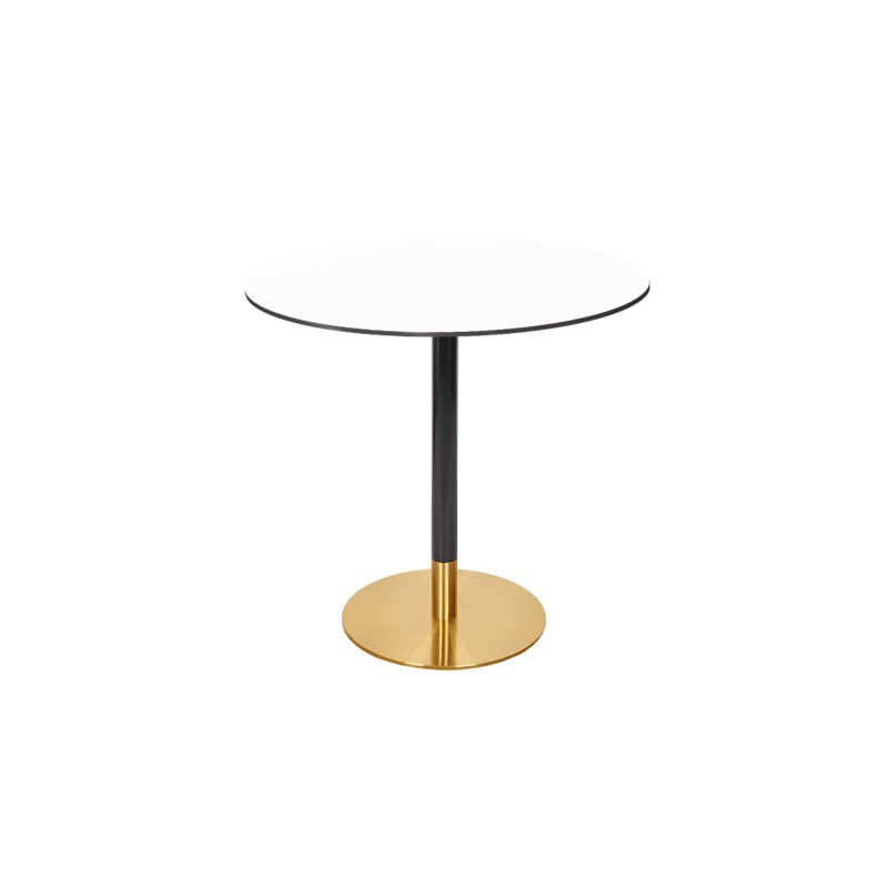Mesa de cafetería OMEGA R con tablero HPL