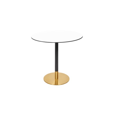 Mesa de cafetería OMEGA R con tablero HPL