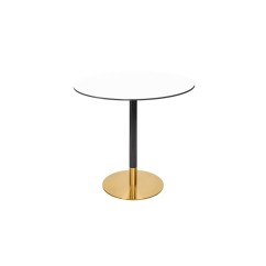 Mesa de cafetería OMEGA R con tablero HPL