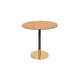 Mesa de cafetería OMEGA R con tablero HPL