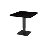 Mesa de cafetería ADAPTIVE con tablero de madera chapada