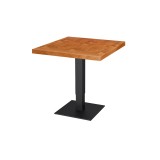 Mesa de cafetería ADAPTIVE con tablero de madera chapada