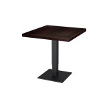 Mesa de cafetería ADAPTIVE con tablero de madera chapada