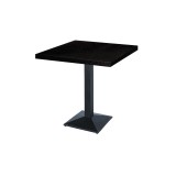 Mesa de cafetería GIZA con tablero chapado en madera