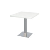 Mesa de cafetería Sigma con tablero de madera chapada