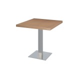 Mesa de cafetería Sigma con tablero de madera chapada