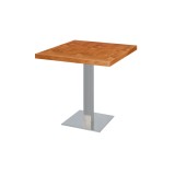Mesa de cafetería Sigma con tablero de madera chapada