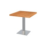Mesa de cafetería Sigma con tablero de madera chapada