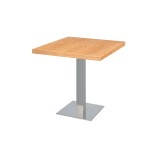 Mesa de cafetería Sigma con tablero de madera chapada