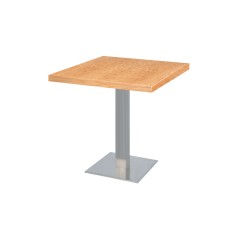 Mesa de cafetería Sigma con tablero de madera chapada