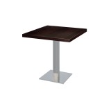 Mesa de cafetería Sigma con tablero de madera chapada