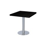 Mesa de cafetería SIGMA R con tablero de madera chapada