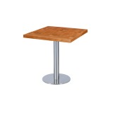 Mesa de cafetería SIGMA R con tablero de madera chapada
