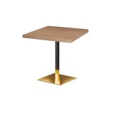 Mesa de café OMEGA con tablero de madera chapada