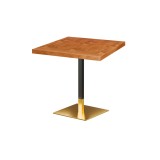 Mesa de café OMEGA con tablero de madera chapada
